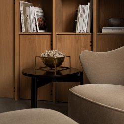 Audo Copenhagen Kubus Bowl Centerpiece Guld Finish Stor