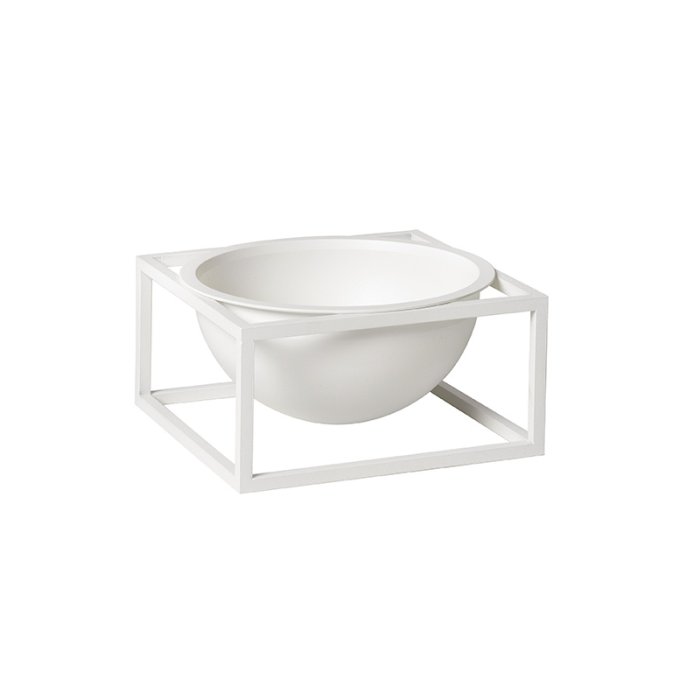 Audo Copenhagen Kubus Bowl Centerpiece Hvid Lille