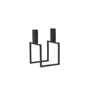 Audo Copenhagen Kubus Line Lysestage Sort