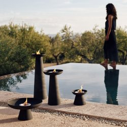 Audo Copenhagen Meira Oil Lanterne H15 Sort