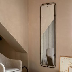 Audo Copenhagen Nimbus Spejl Rektangulrt Bronzeret Messing