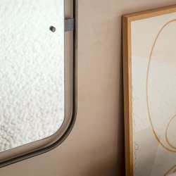 Audo Copenhagen Nimbus Spejl Rektangulrt Bronzeret Messing