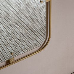 Audo Copenhagen Nimbus Spejl Rektangulrt Poleret Messing