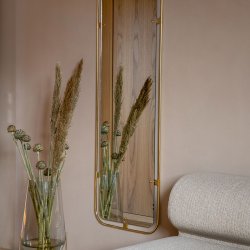 Audo Copenhagen Nimbus Spejl Rektangulrt Poleret Messing