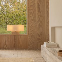 Audo Copenhagen Nonna Bordlampe Travertin H30 cm 