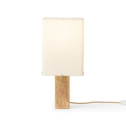 Audo Copenhagen Nonna Bordlampe Travertin H49 cm 