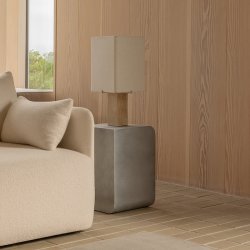 Audo Copenhagen Nonna Bordlampe Travertin H49 cm 