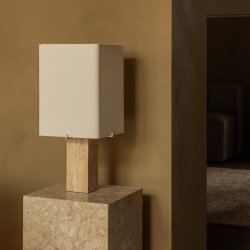 Audo Copenhagen Nonna Bordlampe Travertin H49 cm 