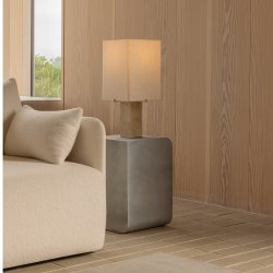 Audo Copenhagen Nonna Bordlampe Travertin H49 cm 