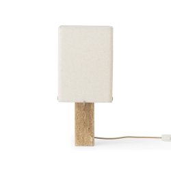 Audo Copenhagen Nonna Bordlampe Travertin H49 cm 