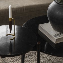 Audo Copenhagen Passage Sofabord Mrklakeret Eg 50 cm