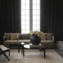 Audo Copenhagen Passage Sofabord Mrklakeret Eg 90 cm