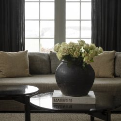 Audo Copenhagen Passage Sofabord Mrklakeret Eg 70 cm