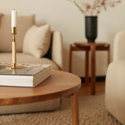 Audo Copenhagen Passage Sofabord Natur Eg 70 cm