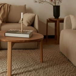 Audo Copenhagen Passage Sofabord Natur Eg 70 cm