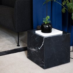 Audo Copenhagen Plinth Cubic  Nero Marquina