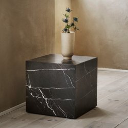 Audo Copenhagen Plinth Cubic  Nero Marquina