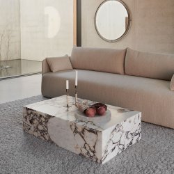 Audo Copenhagen Plinth Low Calacatta Viola