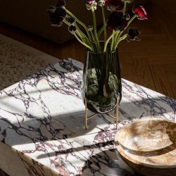 Audo Copenhagen Plinth Low Calacatta Viola