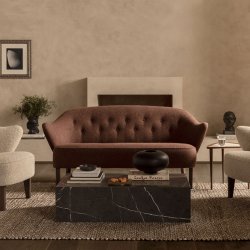 Audo Copenhagen Plinth Low Nero Marquina