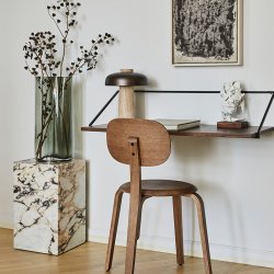 Audo Copenhagen Plinth Tall Calacatta Viola