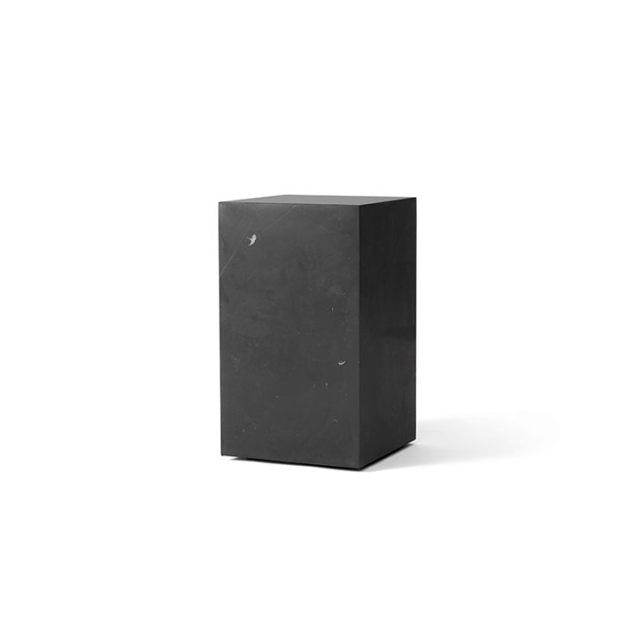 Audo Copenhagen Plinth Tall  Nero Marquina