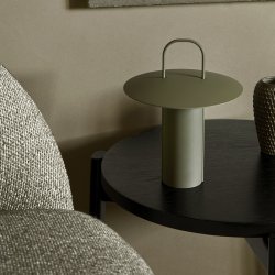 Audo Copenhagen Ray Brbar Bordlampe Dusty Green