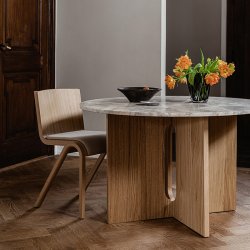 Audo Copenhagen Ready Dining Chair Natur Eg/Beige Boucl 