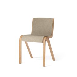 Audo Copenhagen Ready Dining Chair Natur Eg/Fuldpolstring Beige Boucl 