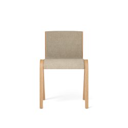 Audo Copenhagen Ready Dining Chair Natur Eg/Fuldpolstring Beige Boucl 
