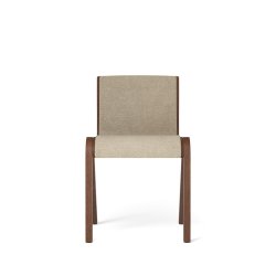 Audo Copenhagen Ready Dining Chair - Rdbejdset Mrk Eg/Fuldpolstret Beige Boucle