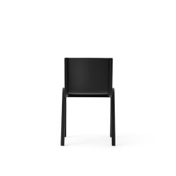 Audo Copenhagen Ready Dining Chair - Sort Eg/Fuldpolstret Dakar Lder