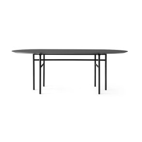 Audo Copenhagen Snaregade Ovalt Bord Sort/Sort Eg