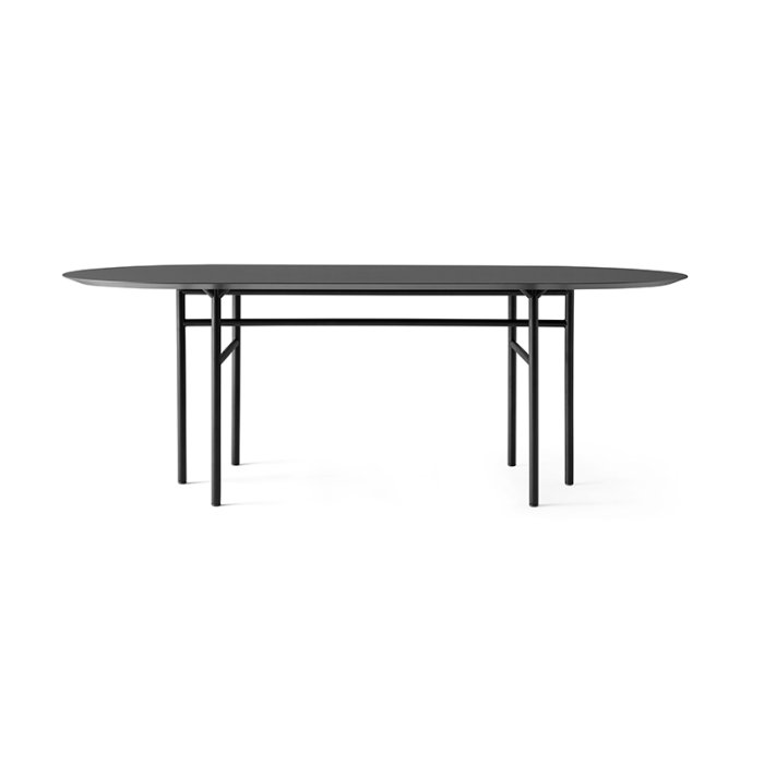 Audo Copenhagen Snaregade Ovalt Bord Sort/Sort Eg