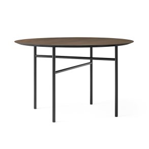 Audo Copenhagen Snaregade Spisebord 138 cm Sort/Mrkbejdset Eg