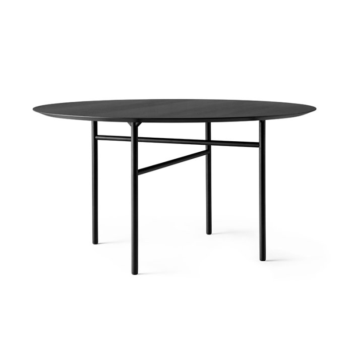 Audo Copenhagen Snaregade Spisebord 138 cm Sort/Sort Eg