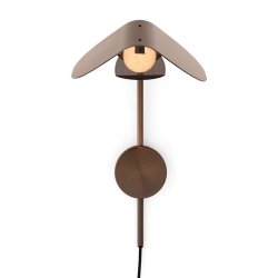 Audo Copenhagen Wing V�glampe Bronzeret Aluminium/Sort Indersk�rm