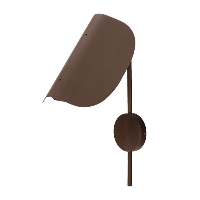 Audo Copenhagen Wing V�glampe Bronzeret Aluminium/Sort Indersk�rm