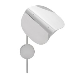 Audo Copenhagen Wing V�glampe Poleret Aluminium/Hvid Indersk�rm