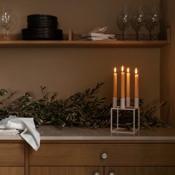 Audo Copenhagen Kubus 4 Lysestage - Hvid