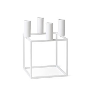 Audo Copenhagen Kubus 4 Lysestage - Hvid