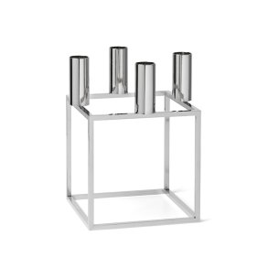 Audo Copenhagen Kubus 4 Lysestage - Nikkel