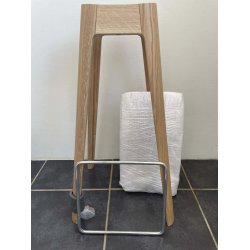 Andersen Furniture HC1 Barstol H67 cm Matlakeret Eg/Sort L�ders�de - 2-SORTERING