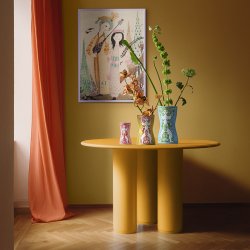 Bj�rn Wiinblad Nina Vase Pink/R�d H16,5 cm