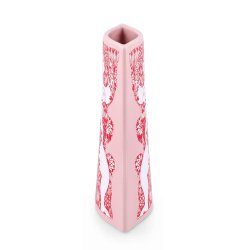 Bj�rn Wiinblad Nina Vase Pink/R�d H16,5 cm