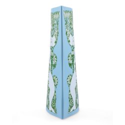 Bj�rn Wiinblad Nina Vase Lys Bl�/Gr�n H28,5 cm 