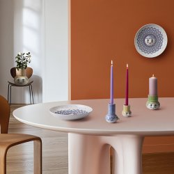 Bjrn Wiinblad Olga Lysestage H9 cm Gul