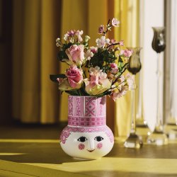 Bjrn Wiinblad Olga Vase Pink 15 cm