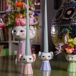 Bjrn Wiinblad Eva Lysestage - Bl