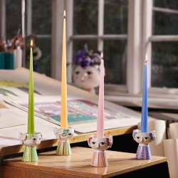 Bjrn Wiinblad Eva Lysestage - Bl